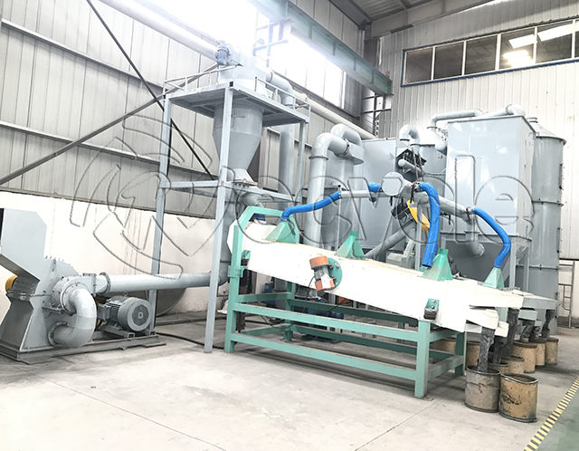 鋰電池回收設備貴金屬篩分的節能環保資源綜合利用